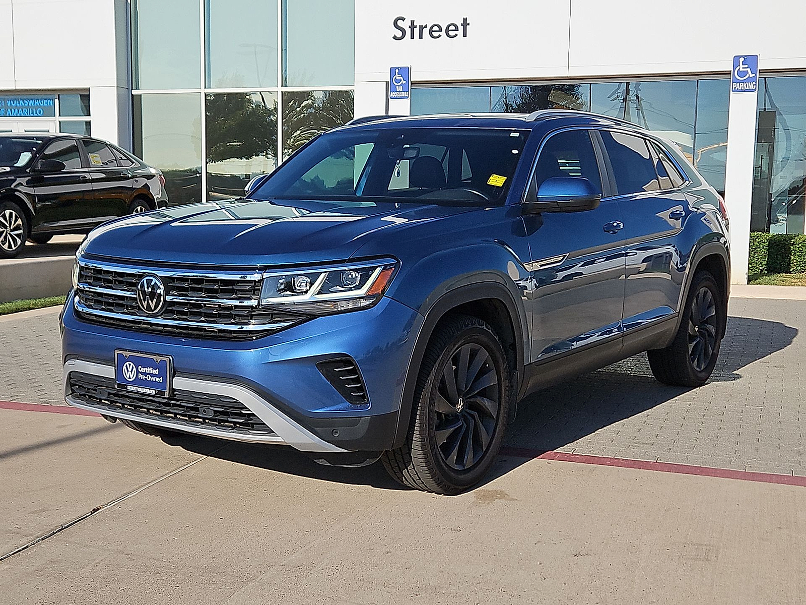 2020 Volkswagen Atlas Cross Sport 2.0T SEL Pacific Blue Metallic at Bobby Duby Motors