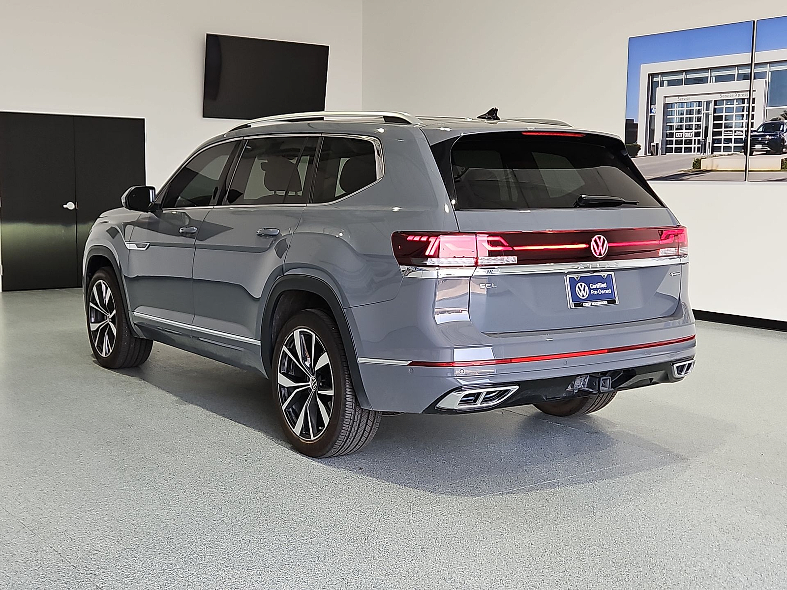 2025 Volkswagen Atlas 2.0T SEL Premium R-Line Pure Gray at Bobby Duby Motors