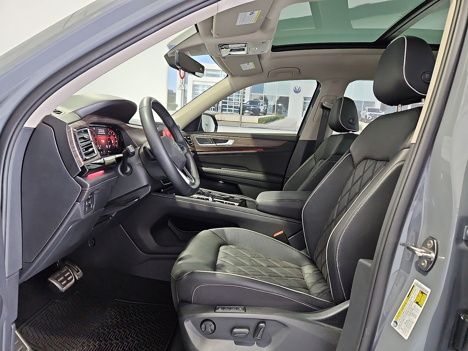 2025 Volkswagen Atlas 2.0T SEL Premium R-Line Pure Gray at Bobby Duby Motors