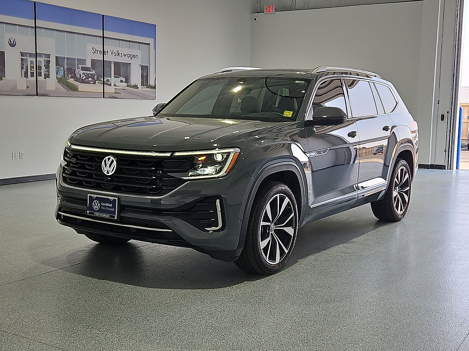 2025 Volkswagen Atlas 2.0T SEL Premium R-Line Pure Gray at Bobby Duby Motors