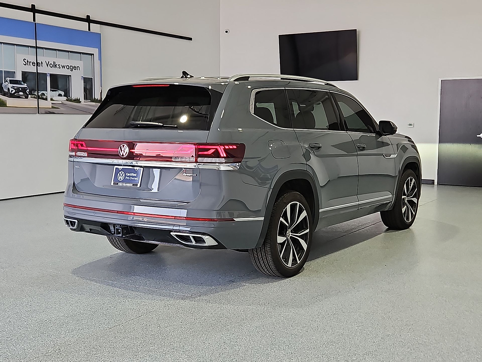 2025 Volkswagen Atlas 2.0T SEL Premium R-Line Pure Gray at Bobby Duby Motors