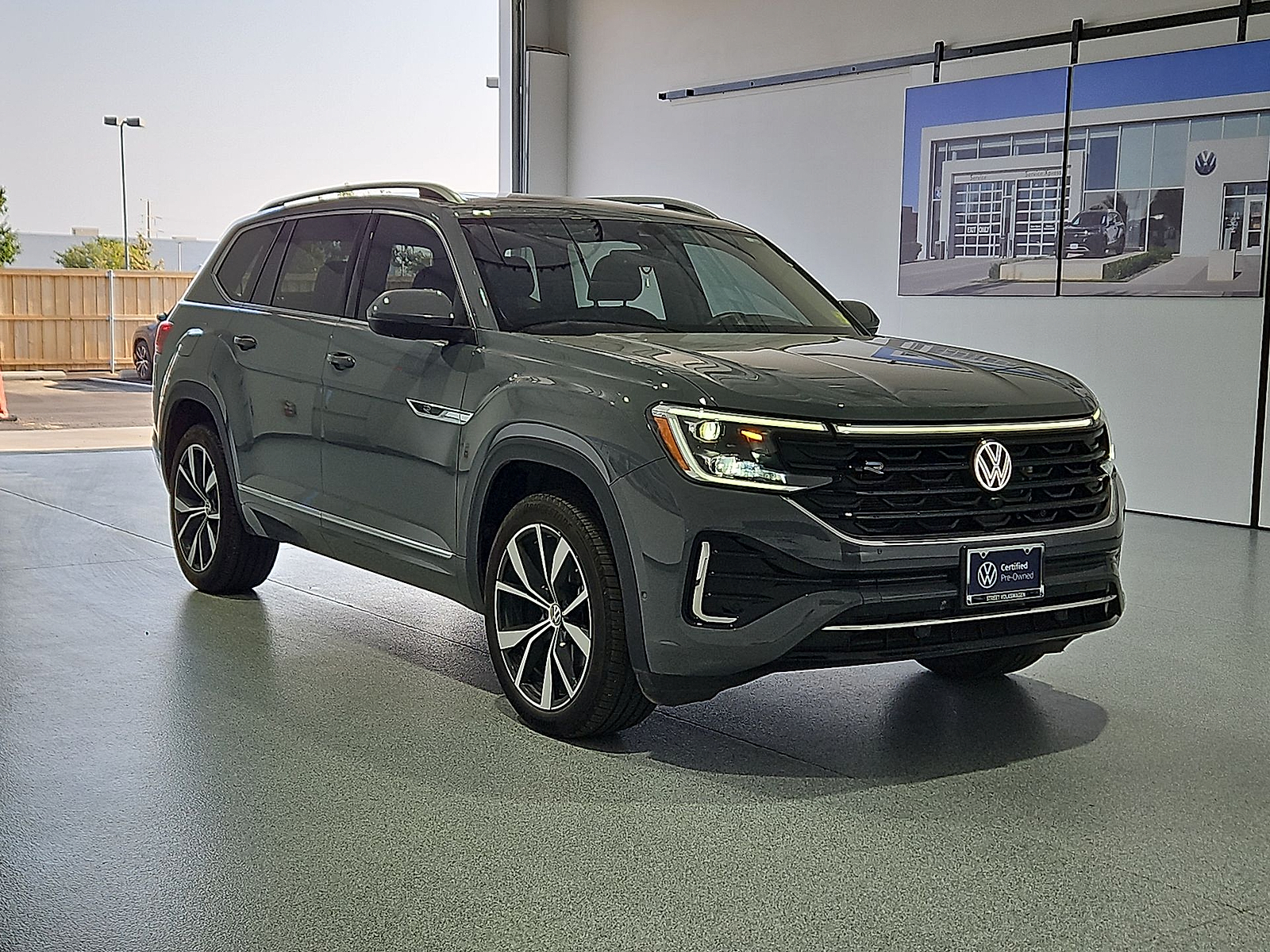 2025 Volkswagen Atlas 2.0T SEL Premium R-Line Pure Gray at Bobby Duby Motors