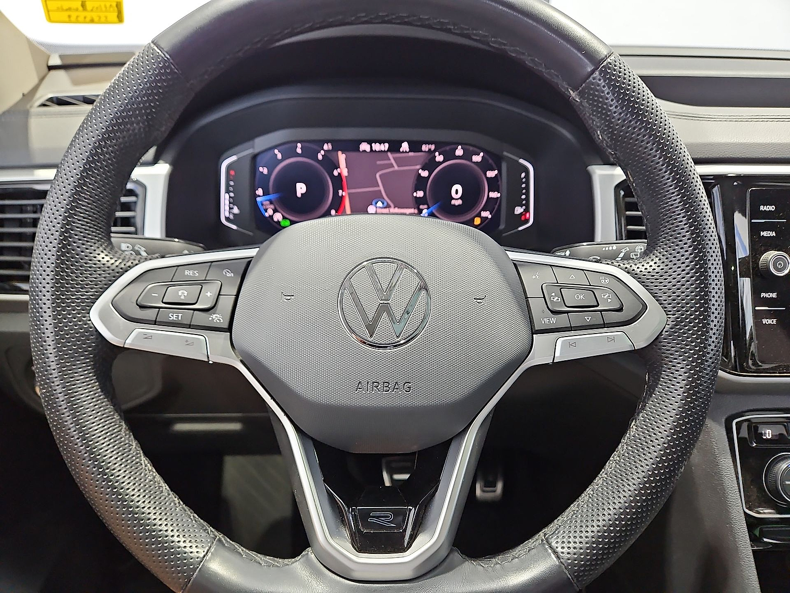 2023 Volkswagen Atlas 3.6L V6 SEL Premium R-Line Opal White at Street VW of Amarillo