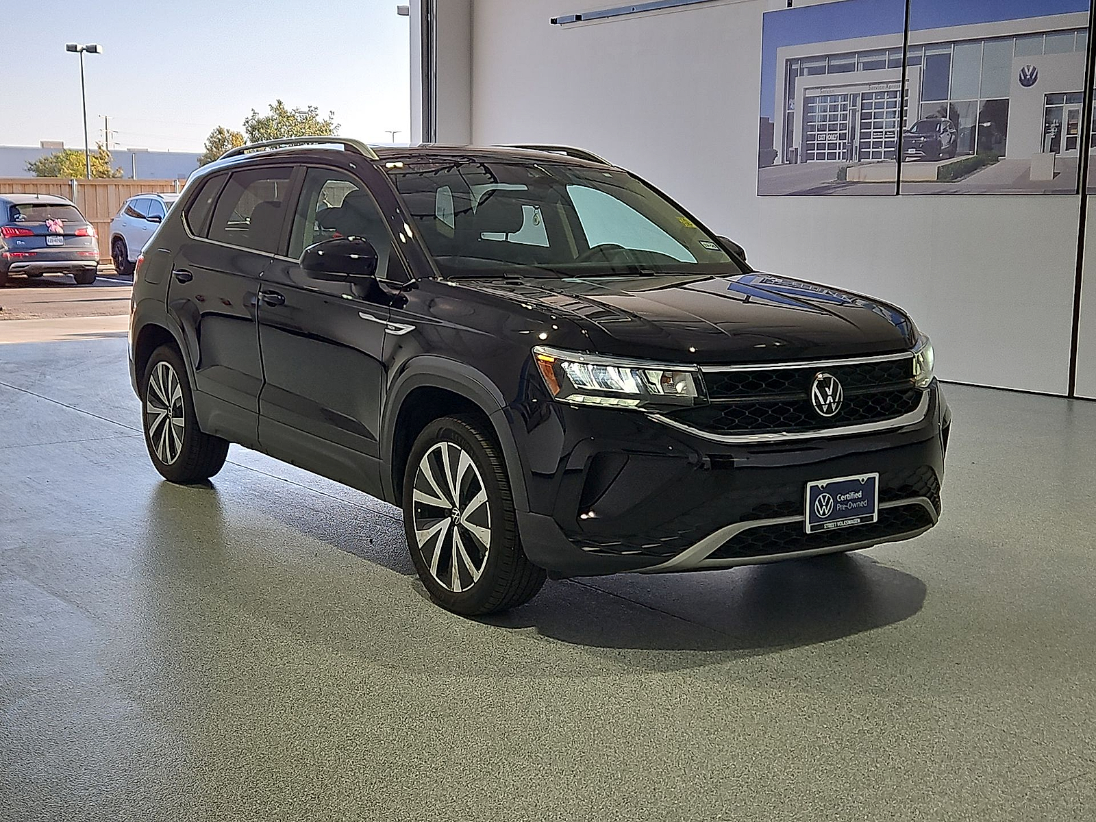 2023 Volkswagen Taos 1.5T SE Deep Black at Street VW of Amarillo