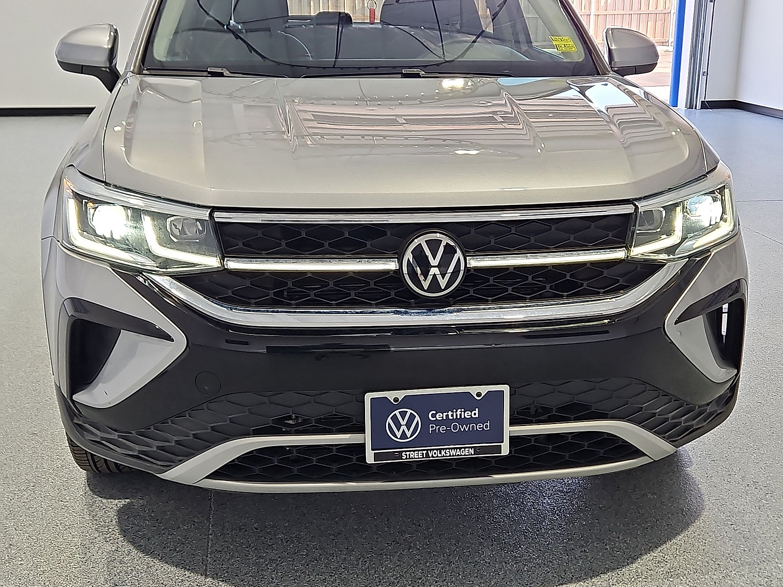 2023 Volkswagen Taos 1.5T SEL Silver Metallic at Street VW of Amarillo