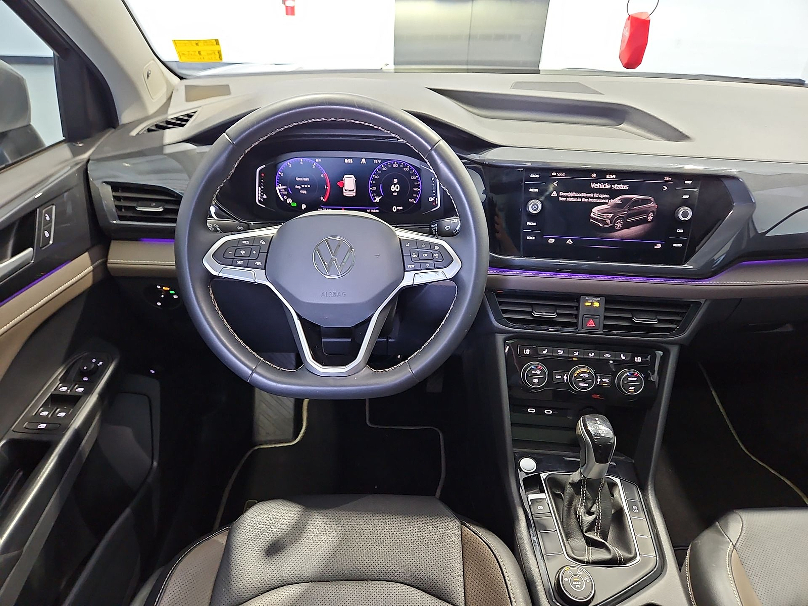 2023 Volkswagen Taos 1.5T SEL Silver Metallic at Street VW of Amarillo