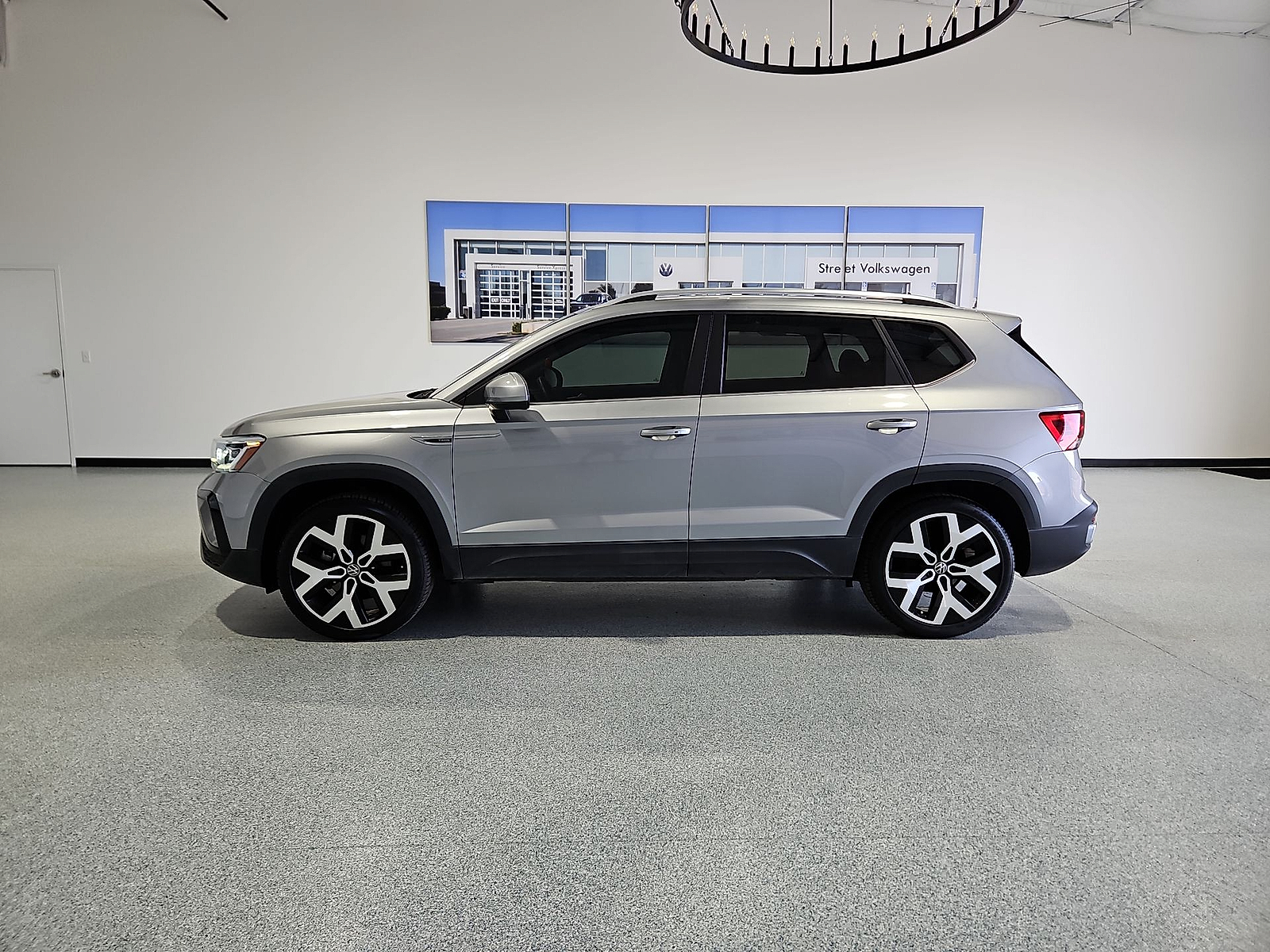 2023 Volkswagen Taos 1.5T SEL Silver Metallic at Street VW of Amarillo
