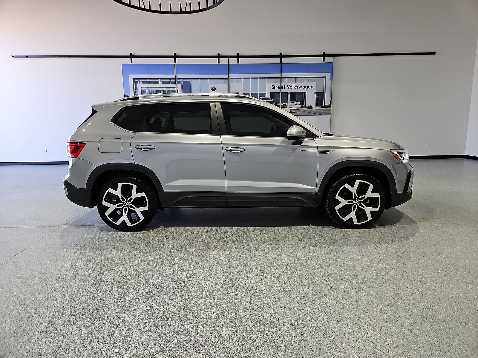 2023 Volkswagen Taos 1.5T SEL Silver Metallic at Street VW of Amarillo