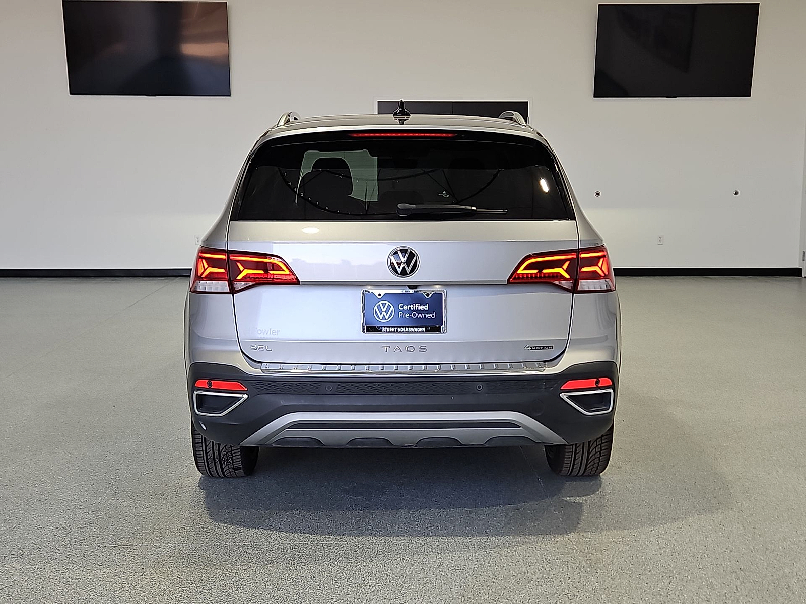 2023 Volkswagen Taos 1.5T SEL Silver Metallic at Street VW of Amarillo