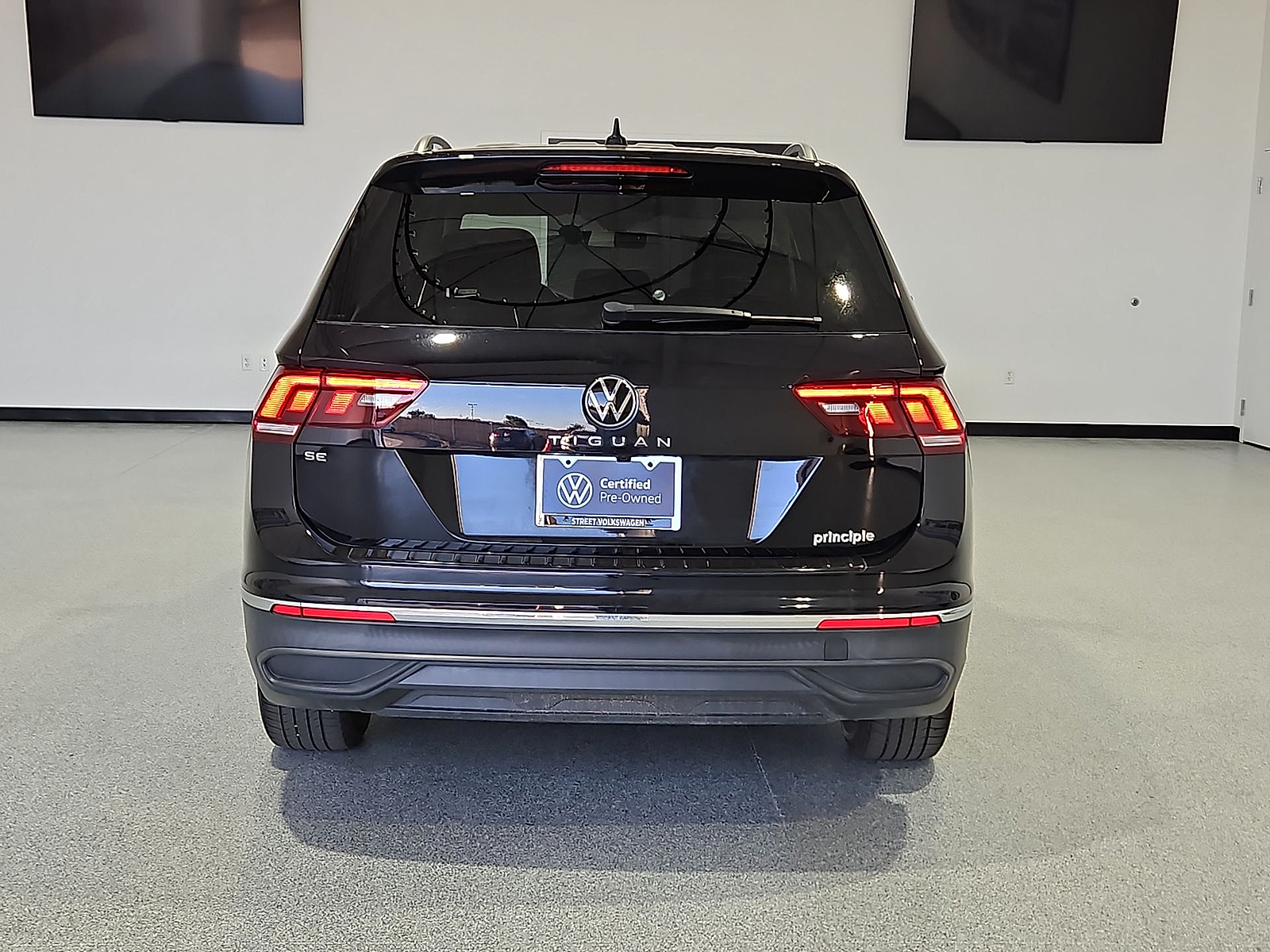 2024 Volkswagen Tiguan 2.0T SE Deep Black Pearl at Street VW of Amarillo