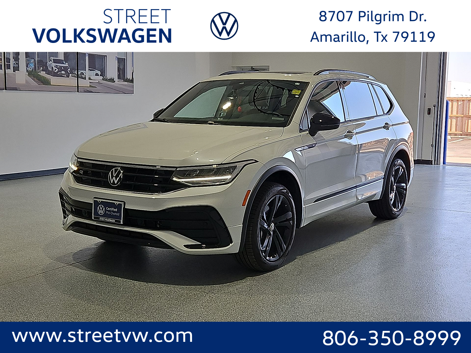 2024 Volkswagen Tiguan 2.0T SE R-Line Black Opal White at Street VW of Amarillo