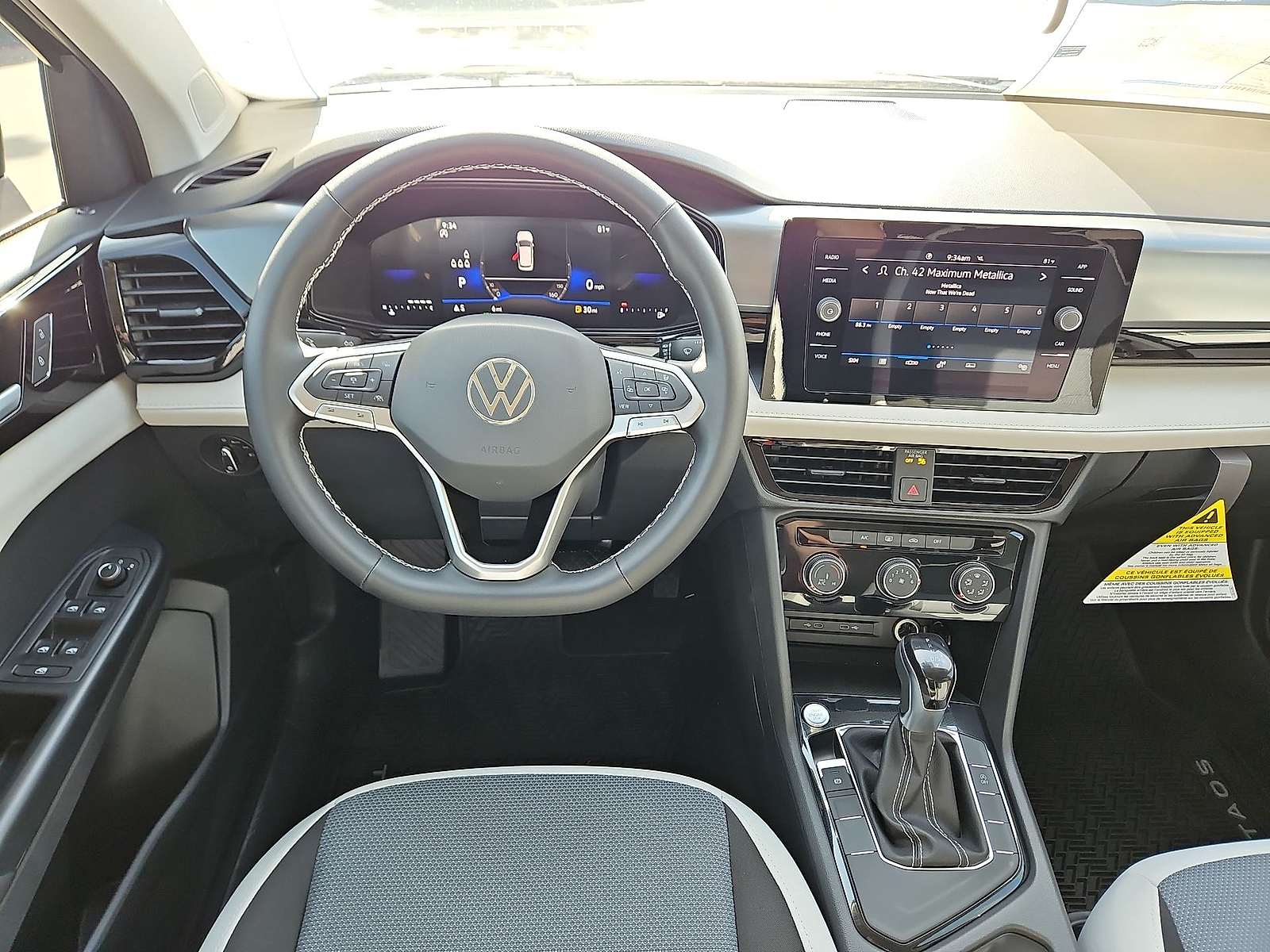 2027 Volkswagen Taos S Deep Black Pearl at Street VW of Amarillo