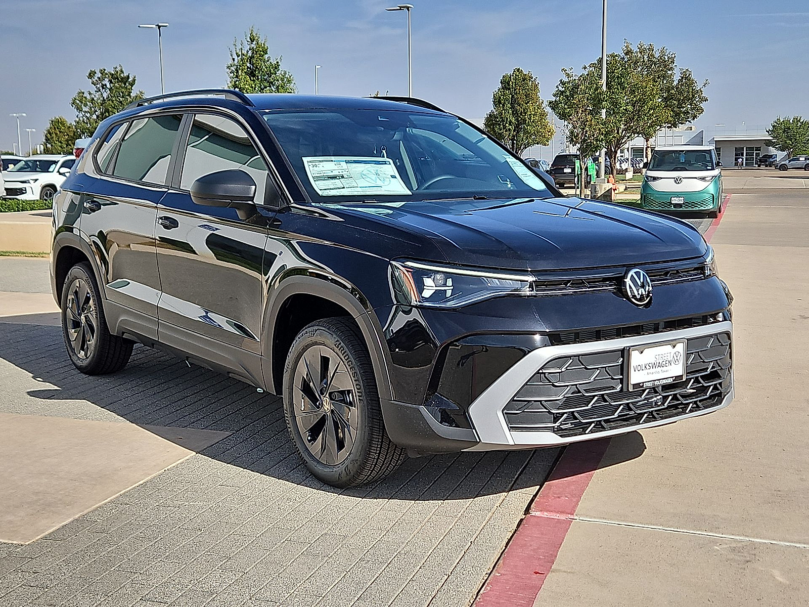 2027 Volkswagen Taos S Deep Black Pearl at Street VW of Amarillo