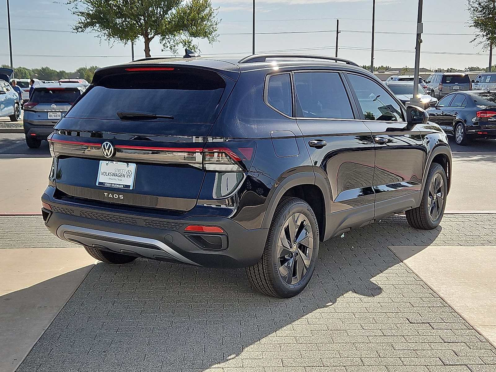2027 Volkswagen Taos S Deep Black Pearl at Street VW of Amarillo