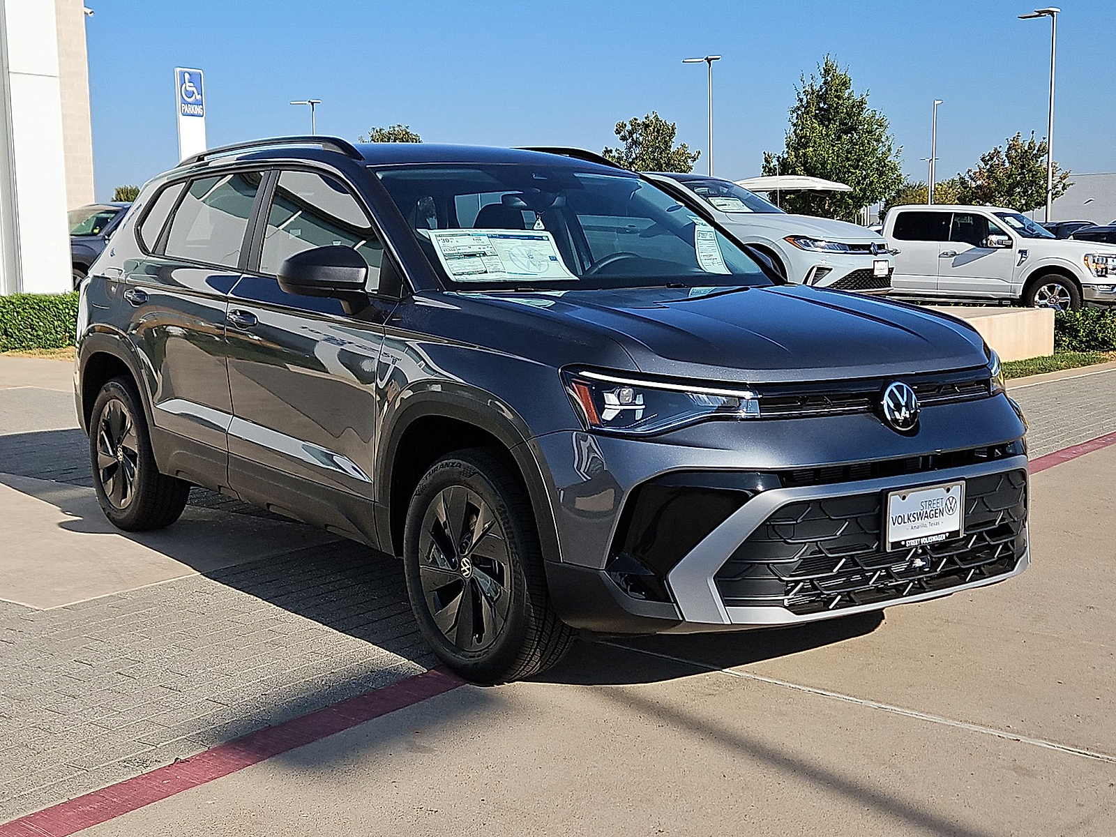 2027 Volkswagen Taos S Platinum Gray Metallic at Street VW of Amarillo