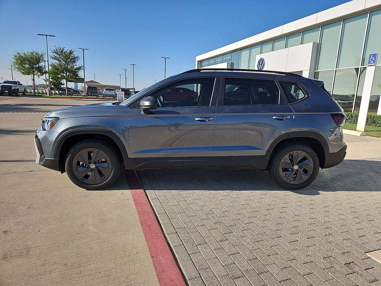 2027 Volkswagen Taos S Platinum Gray Metallic at Street VW of Amarillo