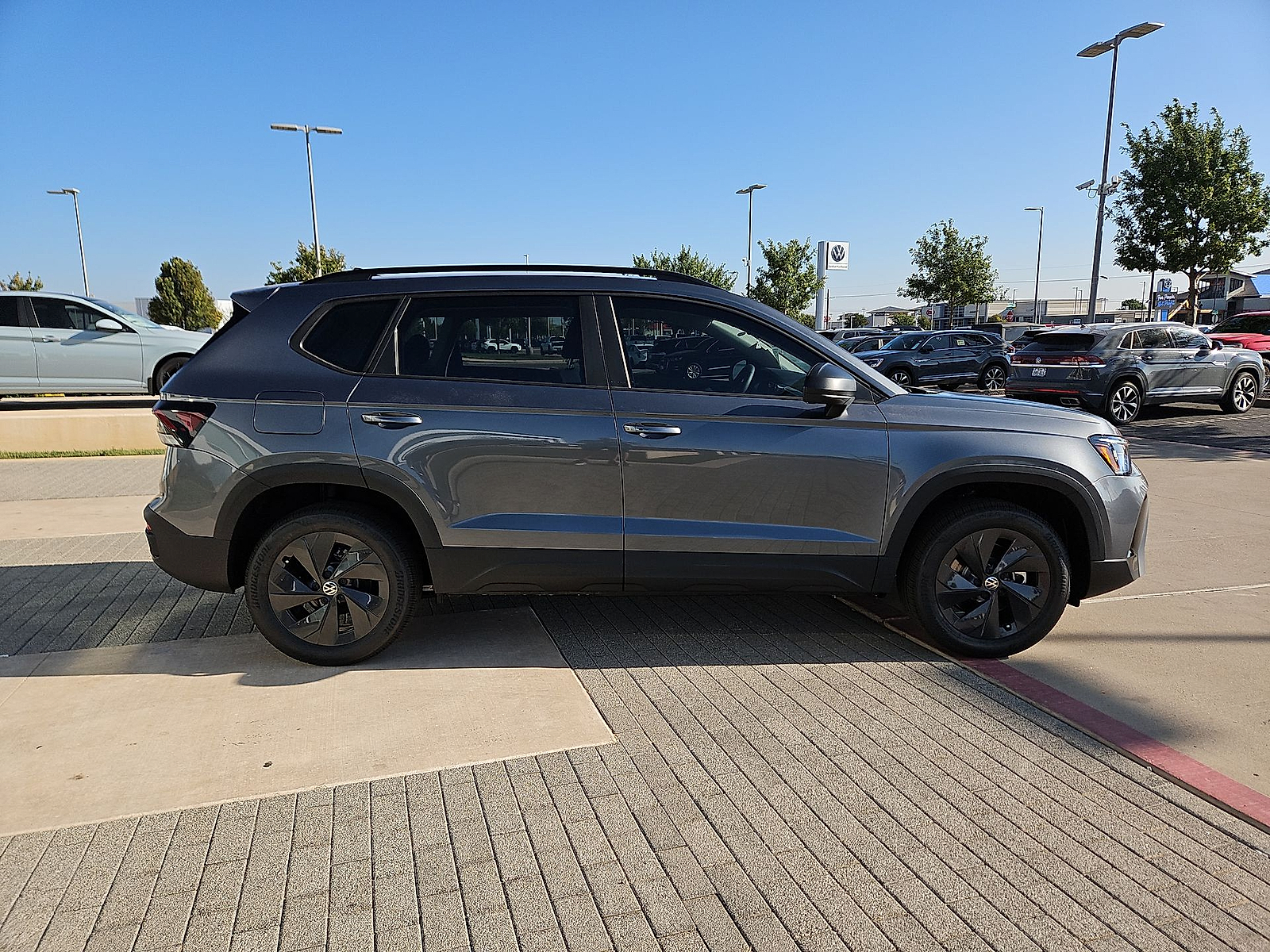2027 Volkswagen Taos S Platinum Gray Metallic at Street VW of Amarillo