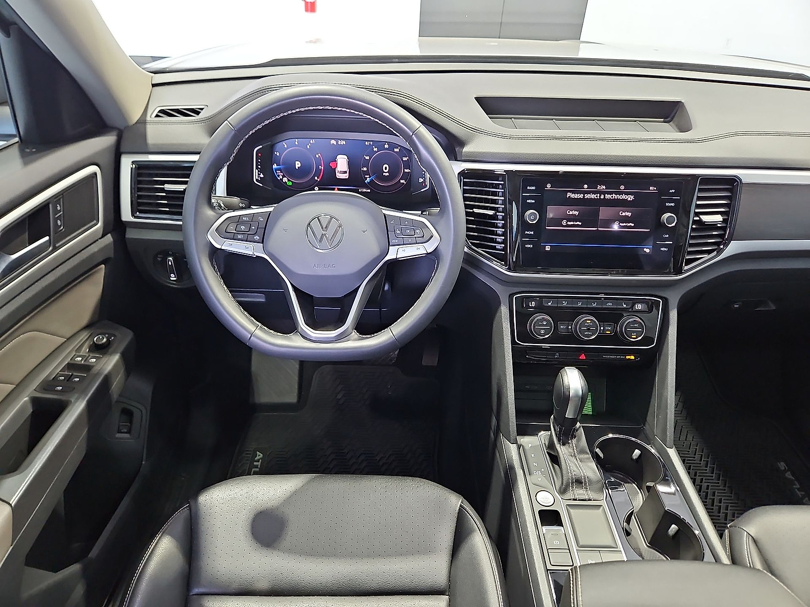 2023 Volkswagen Atlas 3.6L V6 SE w/Technology Pyrite Silver Metallic at Street VW of Amarillo