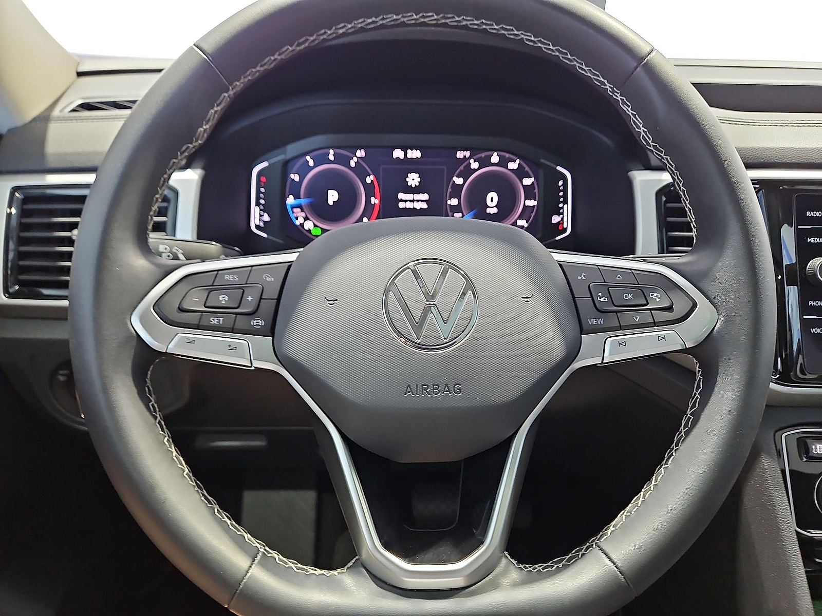 2023 Volkswagen Atlas 3.6L V6 SE w/Technology Pyrite Silver Metallic at Street VW of Amarillo