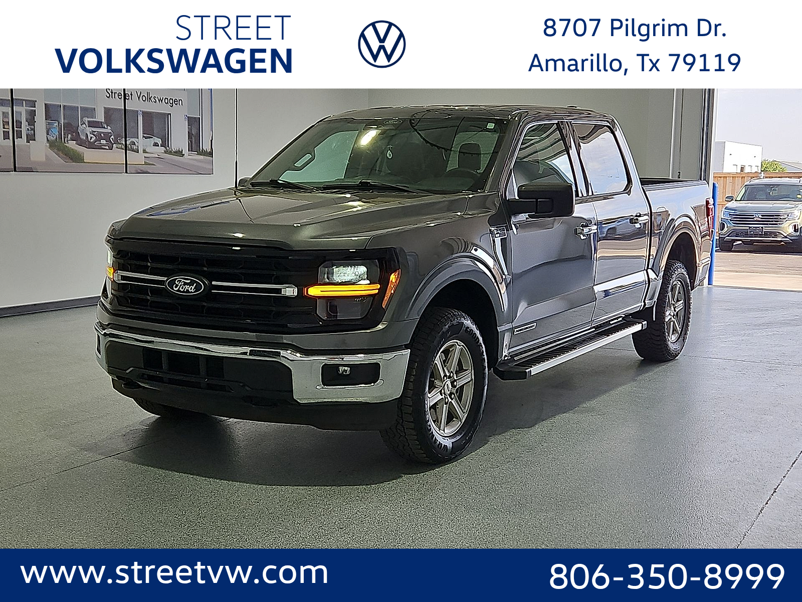 2025 Ford F-150 XLT Gray Metallic at Bobby Duby Motors
