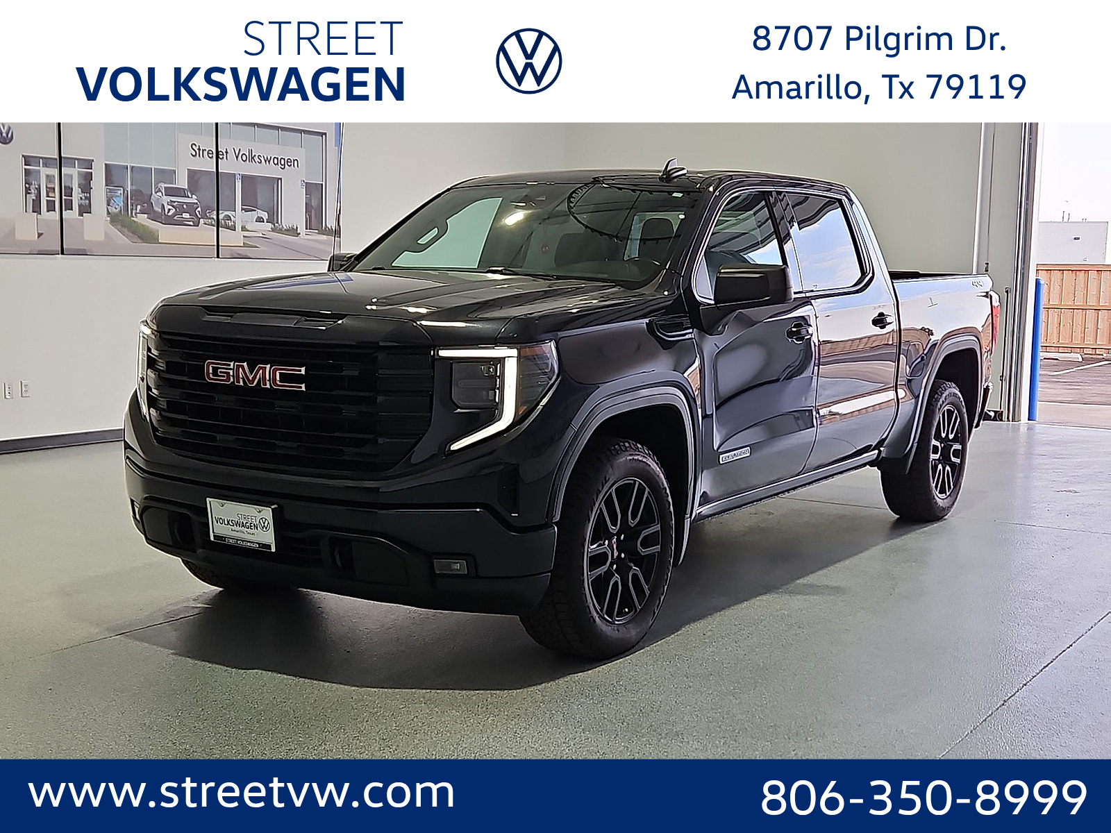 2022 GMC Sierra 1500 4WD Crew Cab Short Box Elevation Titanium at Street VW of Amarillo