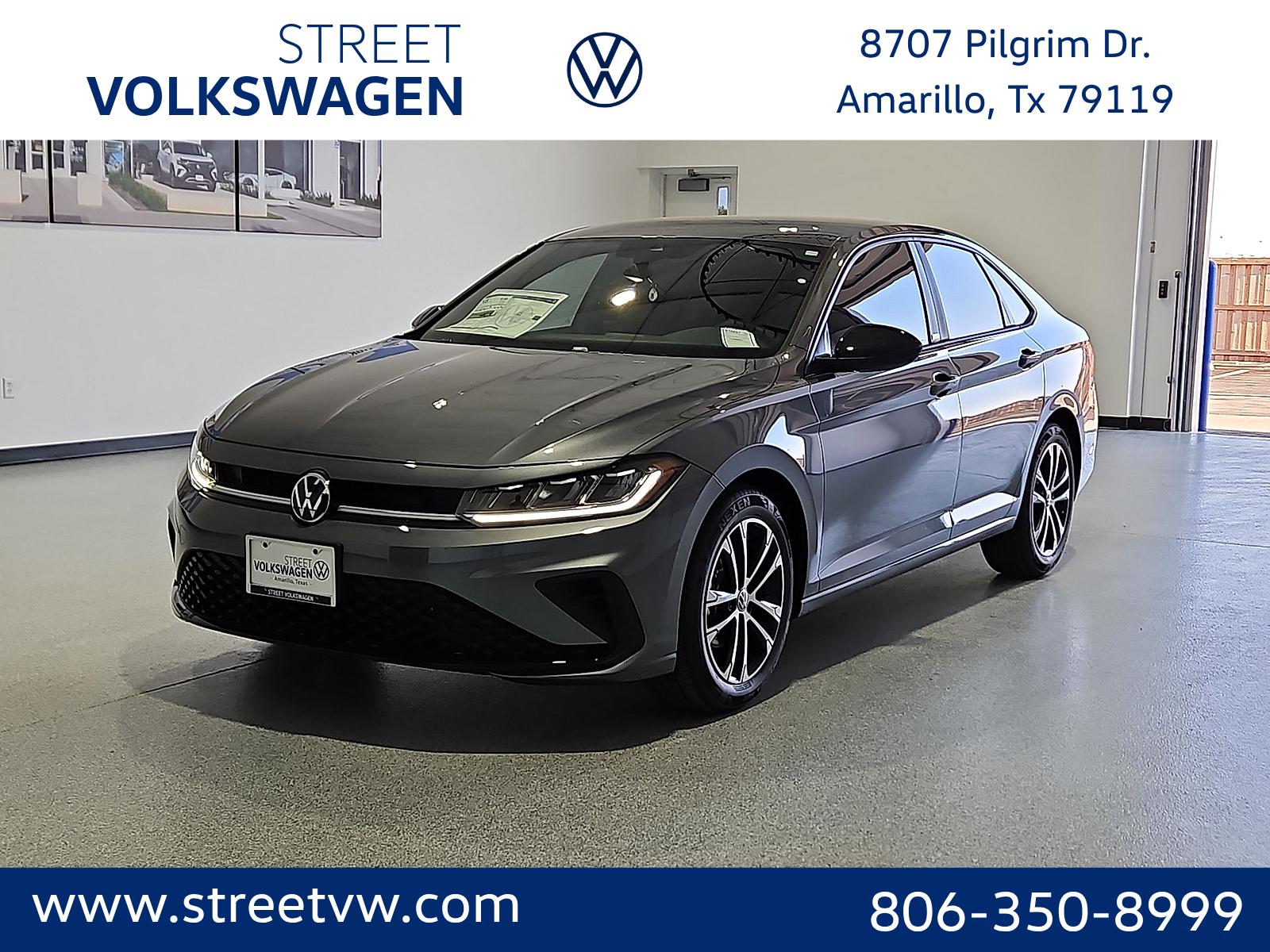 2027 Volkswagen Jetta Sport in Platinum Gray Metallic