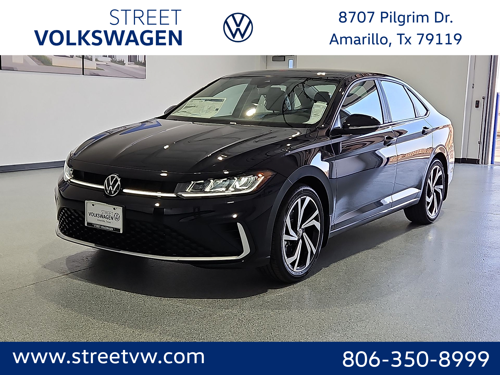 2027 Volkswagen Jetta SEL in Deep Black Pearl