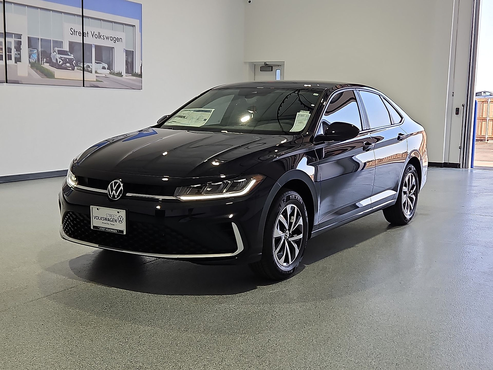 2027 Volkswagen Jetta S Deep Black Pearl at Street VW of Amarillo