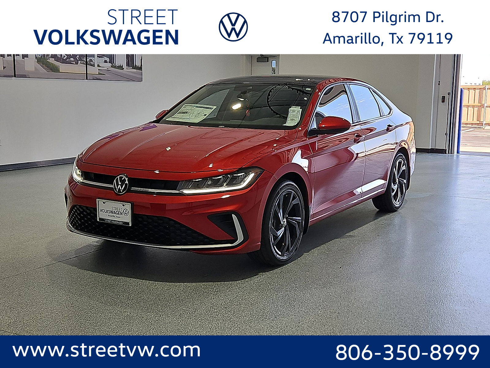 2027 Volkswagen Jetta SE Kings Red Metallic at Street VW of Amarillo