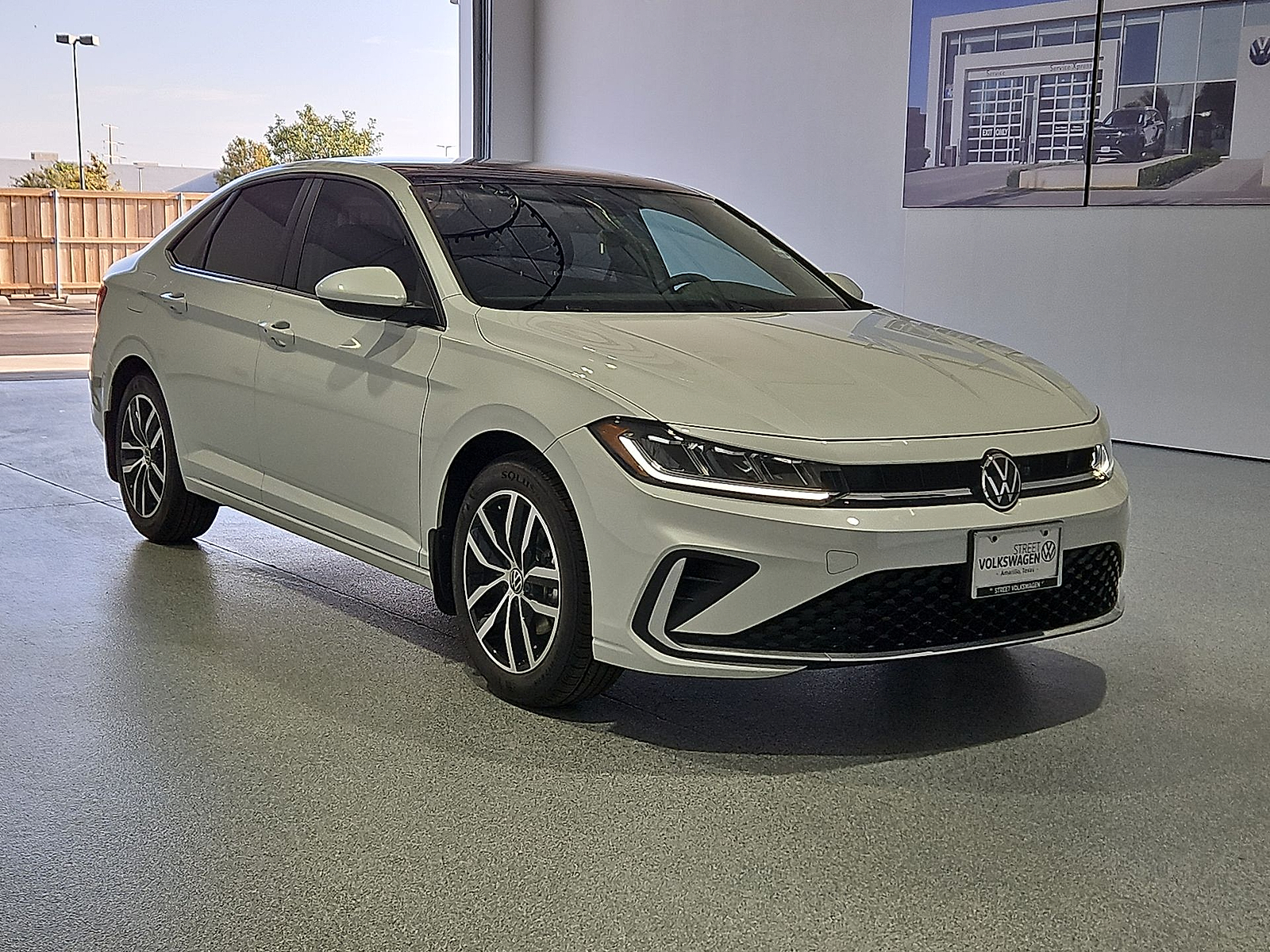 2027 Volkswagen Jetta SE Opal White Pearl at Street VW of Amarillo