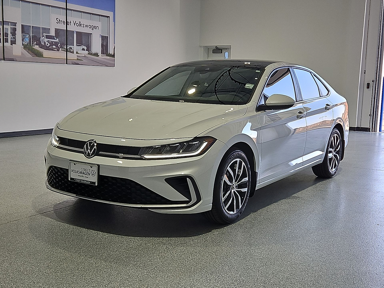 2027 Volkswagen Jetta SE Opal White Pearl at Street VW of Amarillo