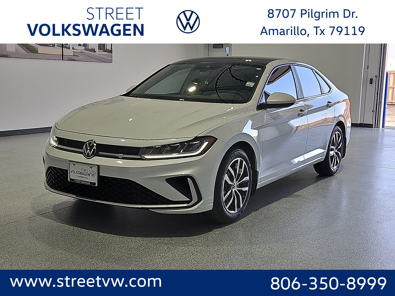 2027 Volkswagen Jetta SE Opal White Pearl at Street VW of Amarillo
