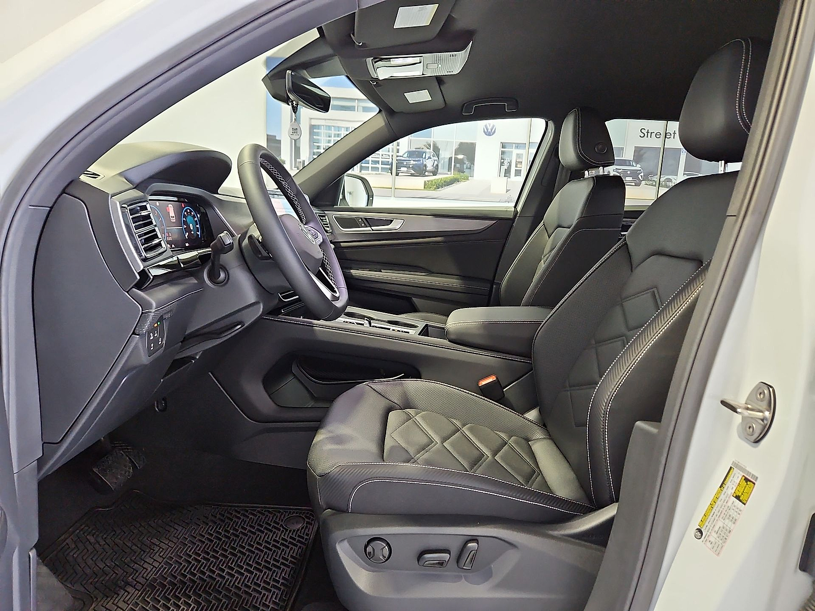 2026 Volkswagen Atlas Cross Sport 2.0T SE Opal White Pearl - 0P0P at Street VW of Amarillo