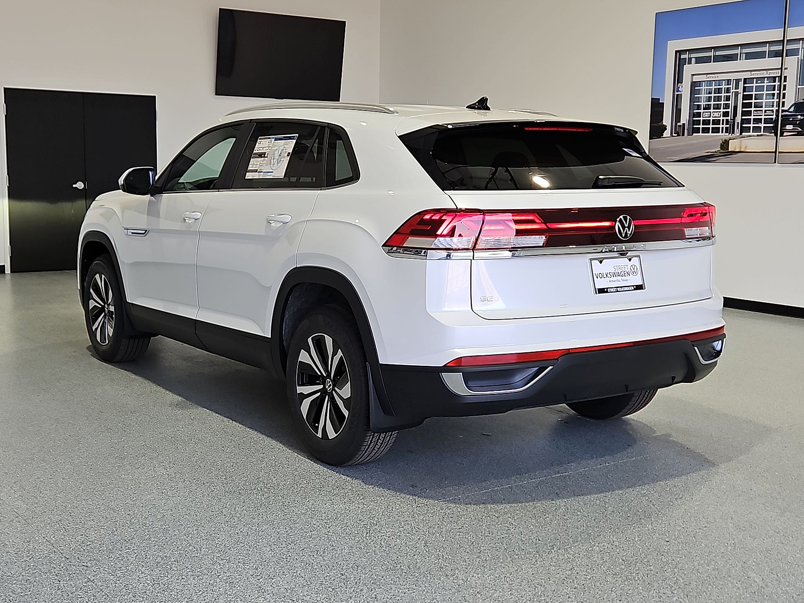 2026 Volkswagen Atlas Cross Sport 2.0T SE Opal White Pearl - 0P0P at Street VW of Amarillo