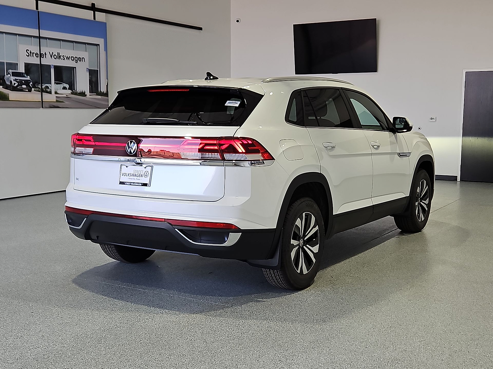 2026 Volkswagen Atlas Cross Sport 2.0T SE Opal White Pearl - 0P0P at Street VW of Amarillo