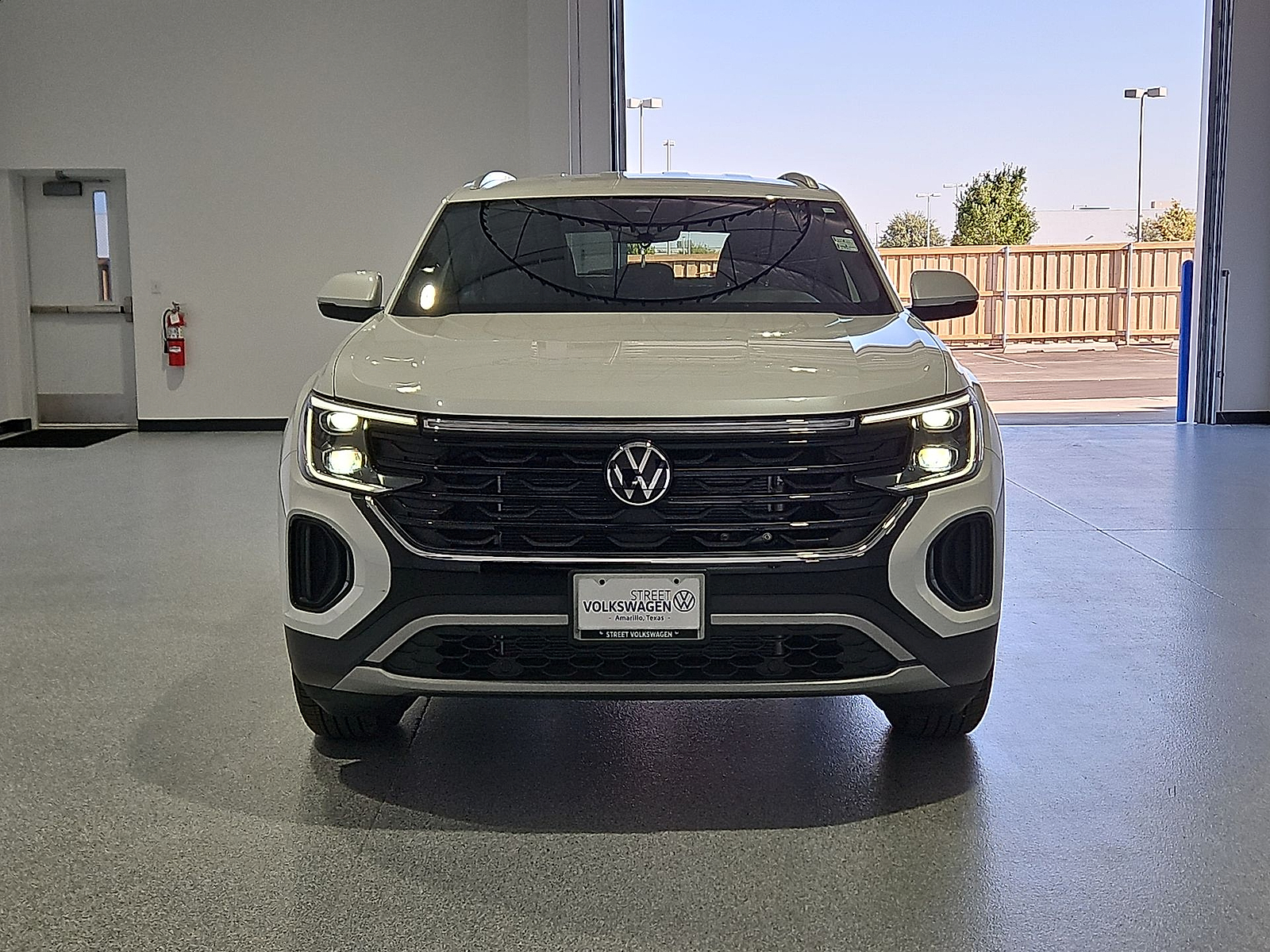 2026 Volkswagen Atlas Cross Sport 2.0T SE Opal White Pearl - 0P0P at Street VW of Amarillo