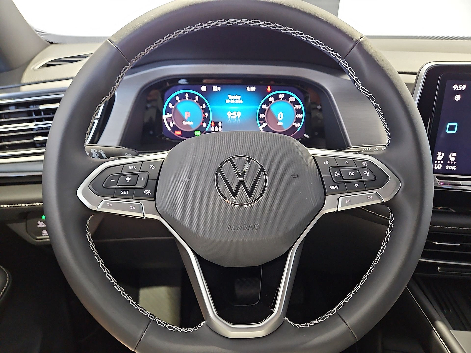 2026 Volkswagen Atlas Cross Sport 2.0T SE Opal White Pearl - 0P0P at Street VW of Amarillo