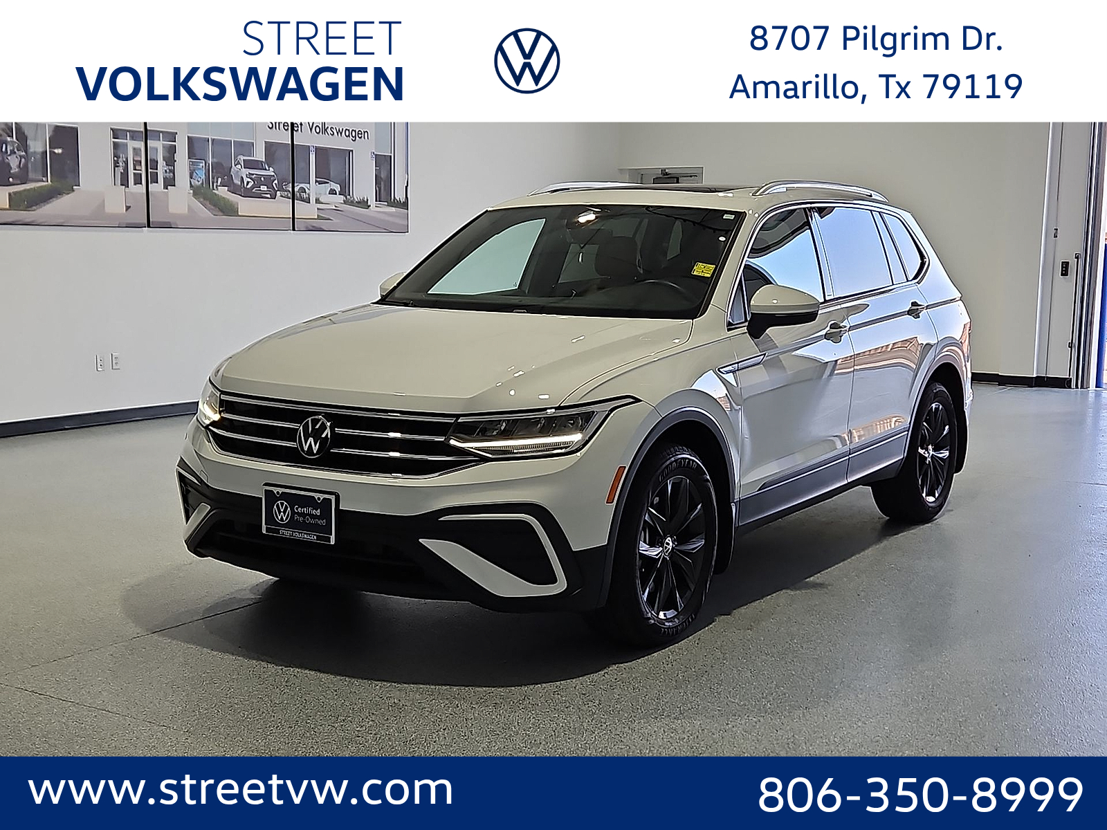 2024 Volkswagen Tiguan 2.0T SE Pure White at Street VW of Amarillo