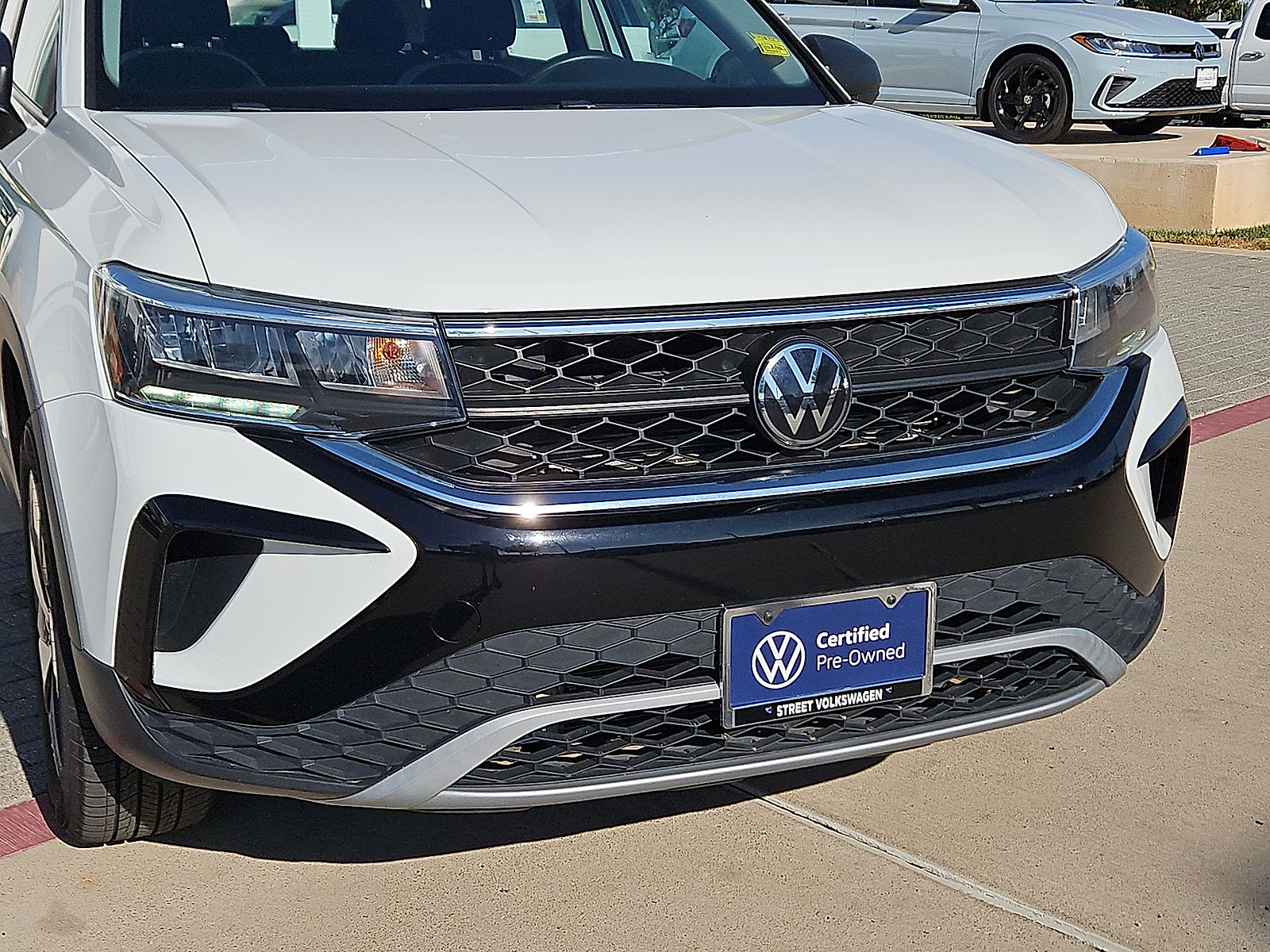 2023 Volkswagen Taos 1.5T S Pure White at Street VW of Amarillo
