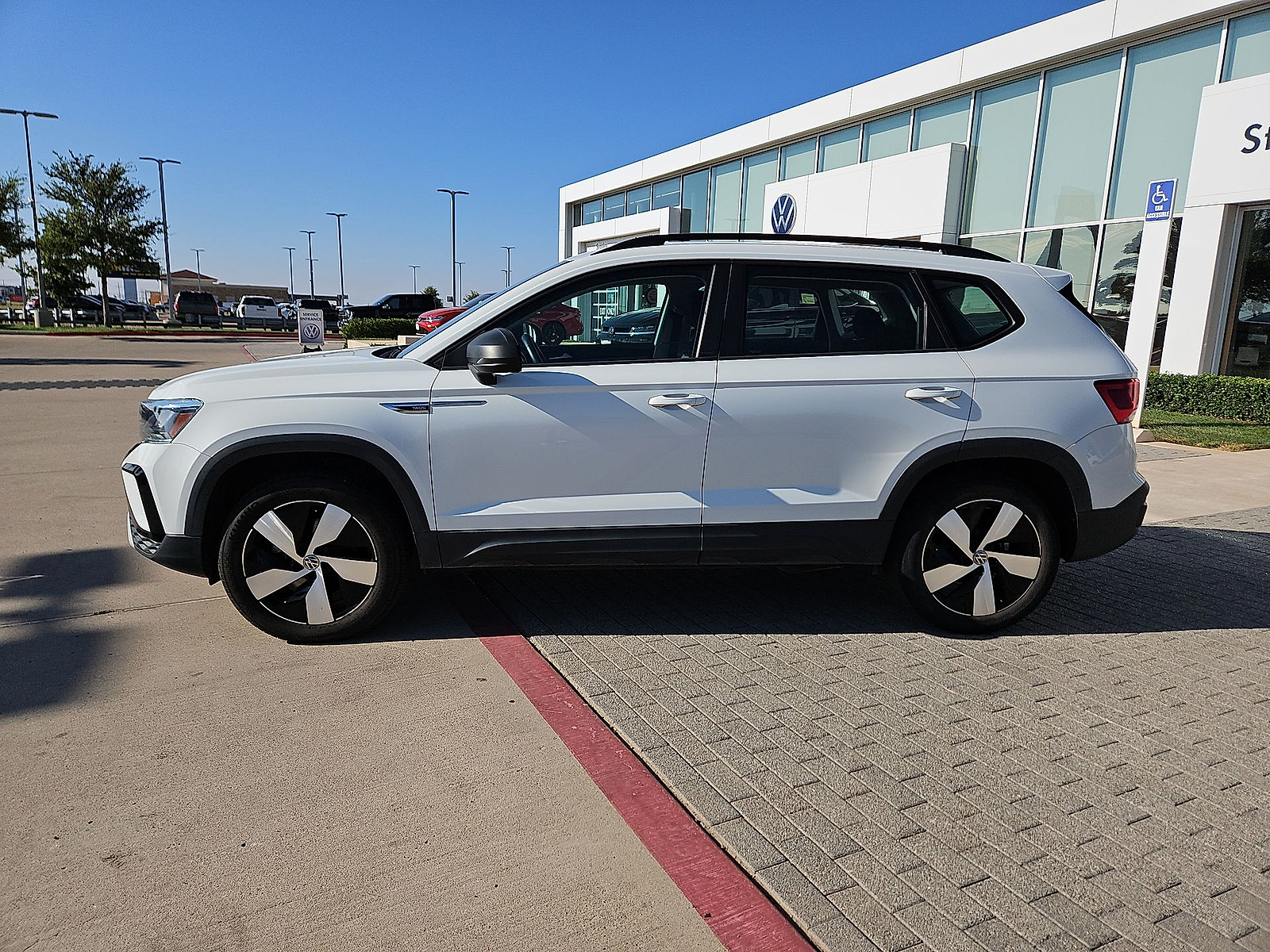 2023 Volkswagen Taos 1.5T S Pure White at Street VW of Amarillo