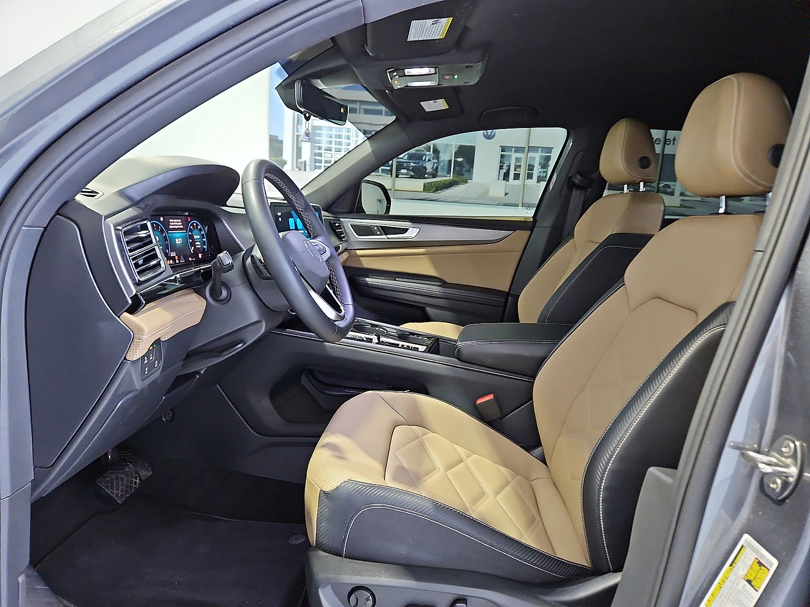 2024 Volkswagen Atlas Cross Sport 2.0T SE w/Technology Platinum Gray Metallic at Street VW of Amarillo