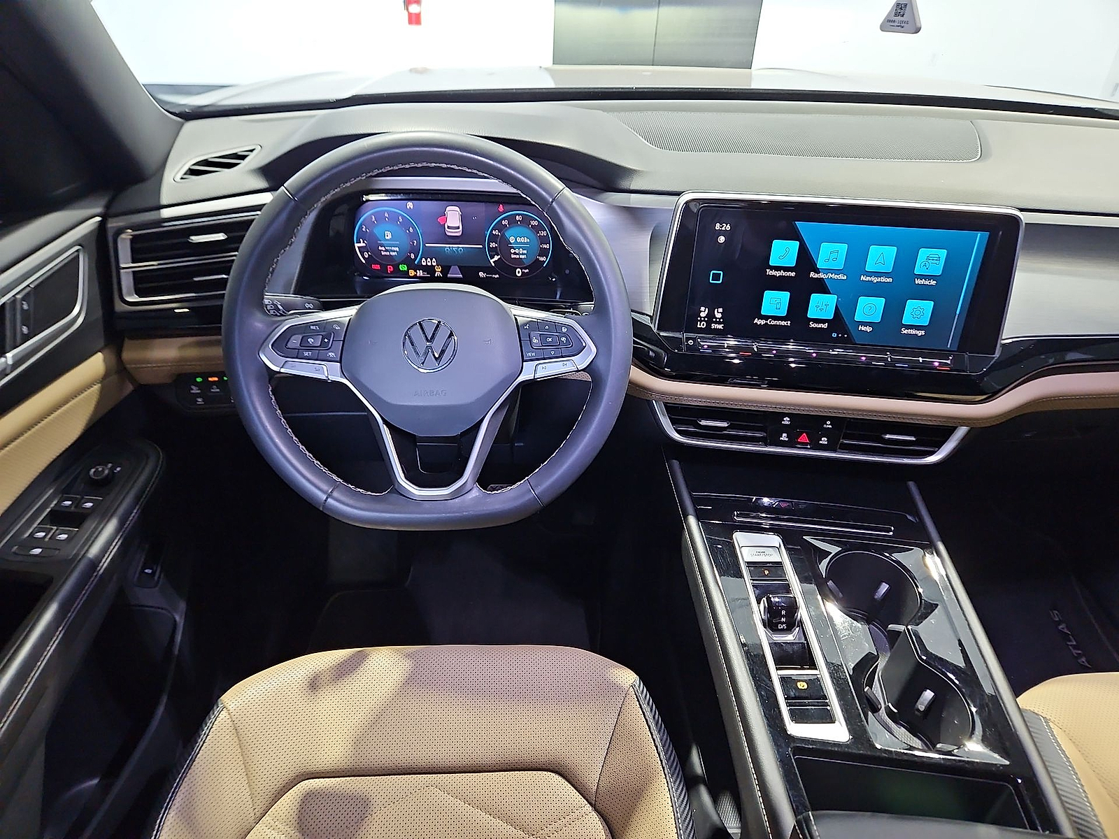 2024 Volkswagen Atlas Cross Sport 2.0T SE w/Technology Platinum Gray Metallic at Street VW of Amarillo