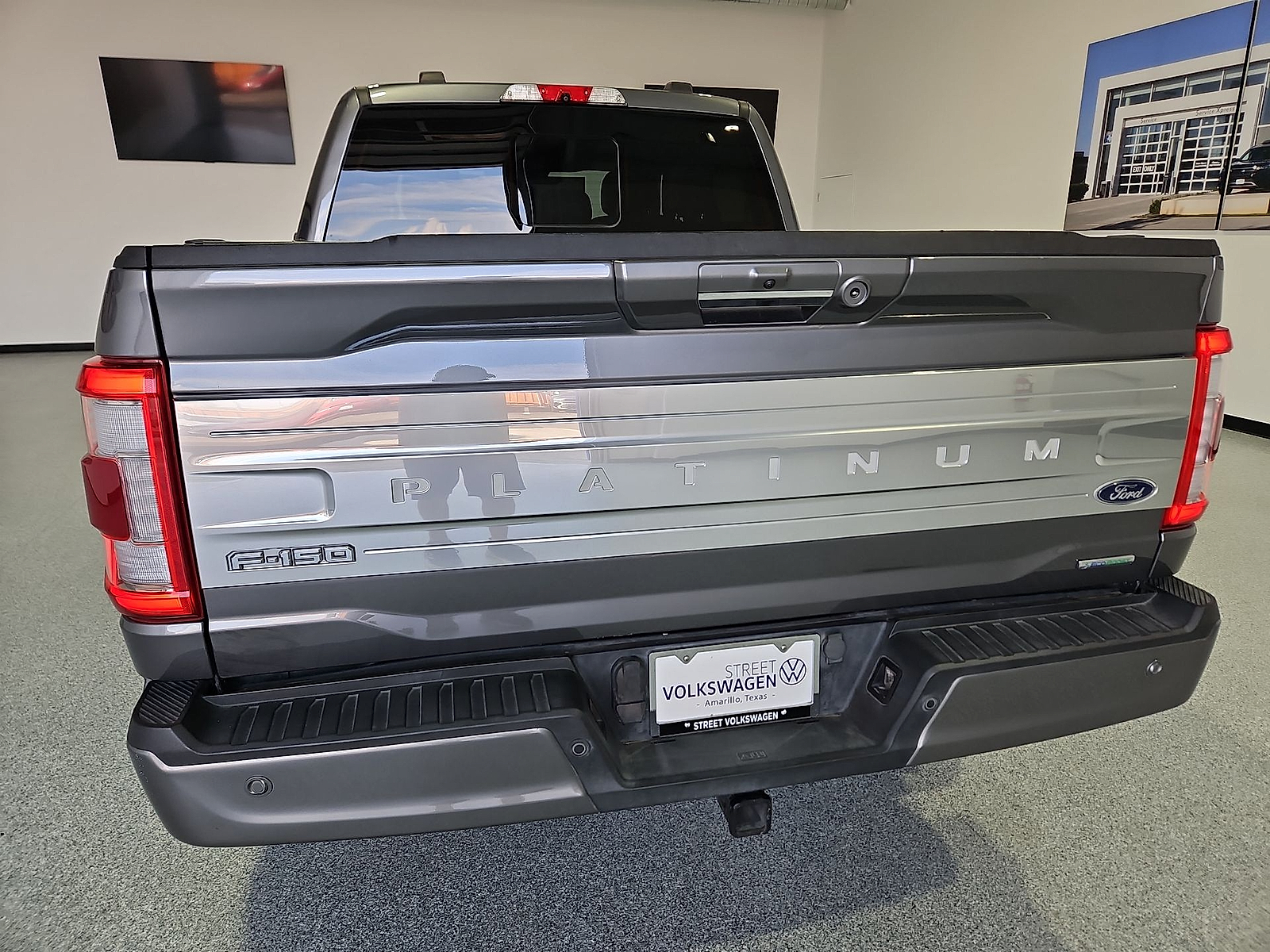 2022 Ford F-150 Platinum Gray Metallic at Street VW of Amarillo