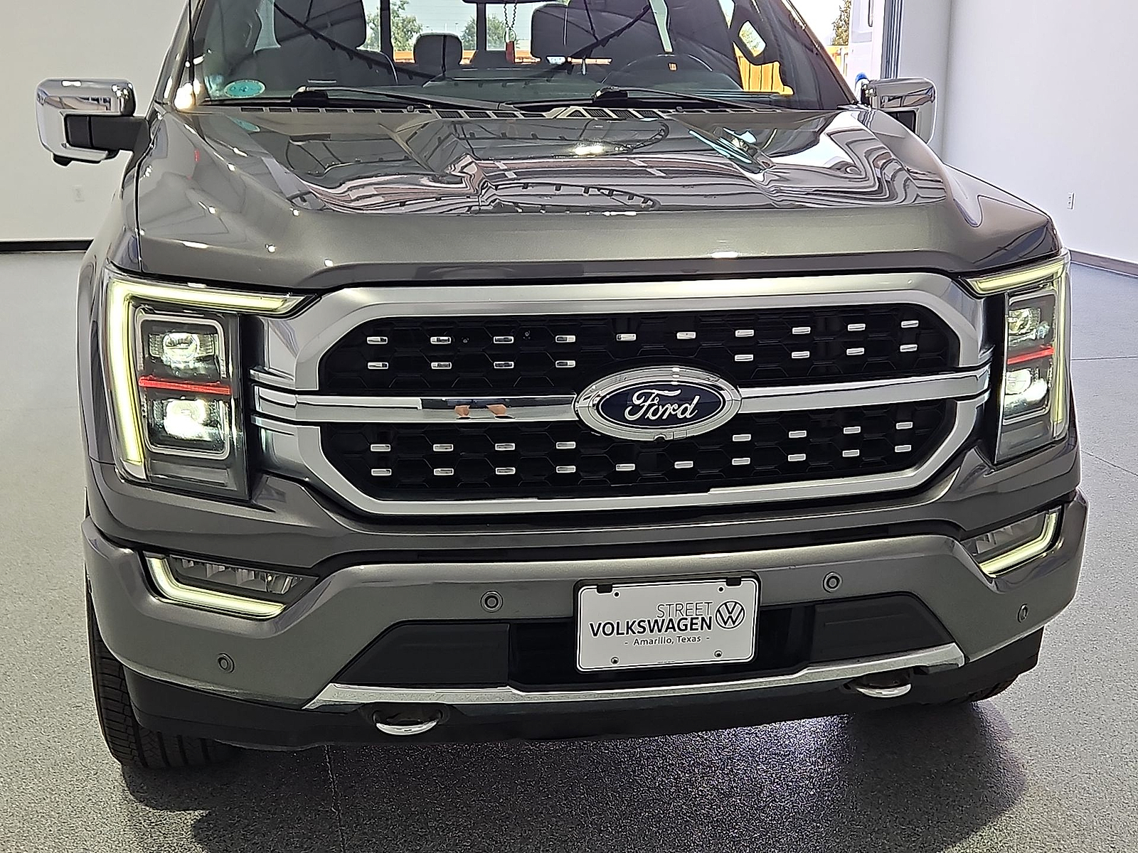 2022 Ford F-150 Platinum Gray Metallic at Street VW of Amarillo