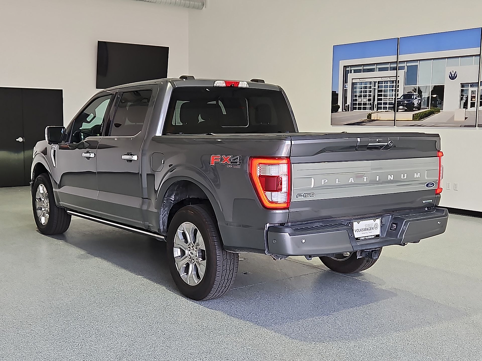 2022 Ford F-150 Platinum Gray Metallic at Street VW of Amarillo