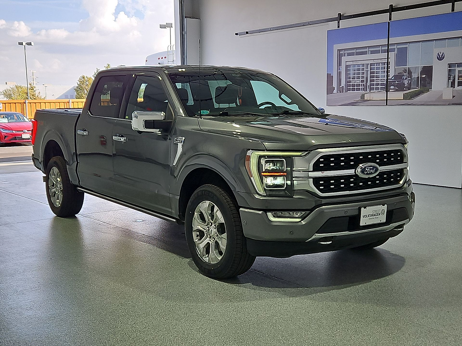 2022 Ford F-150 Platinum Gray Metallic at Street VW of Amarillo