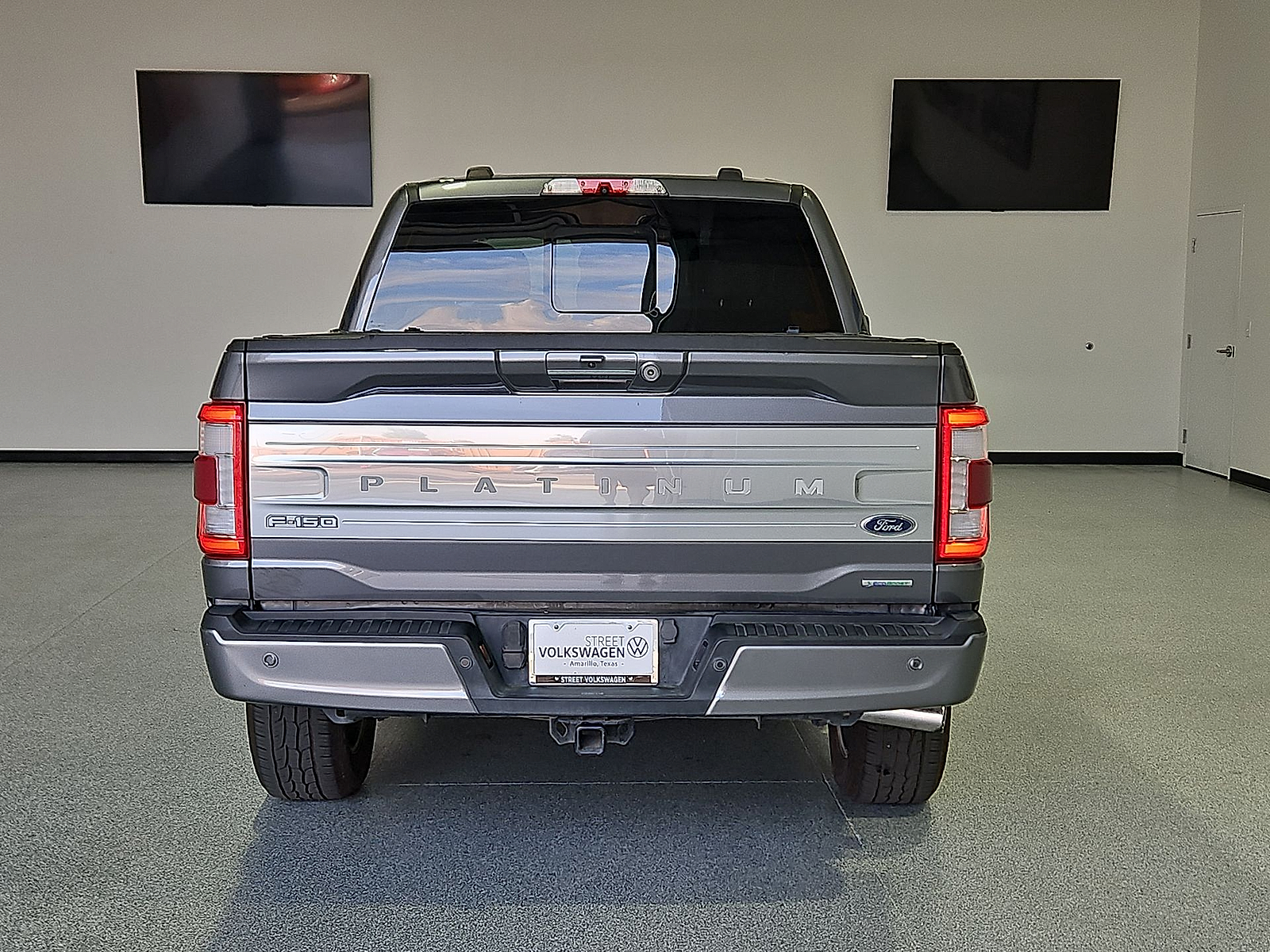 2022 Ford F-150 Platinum Gray Metallic at Street VW of Amarillo