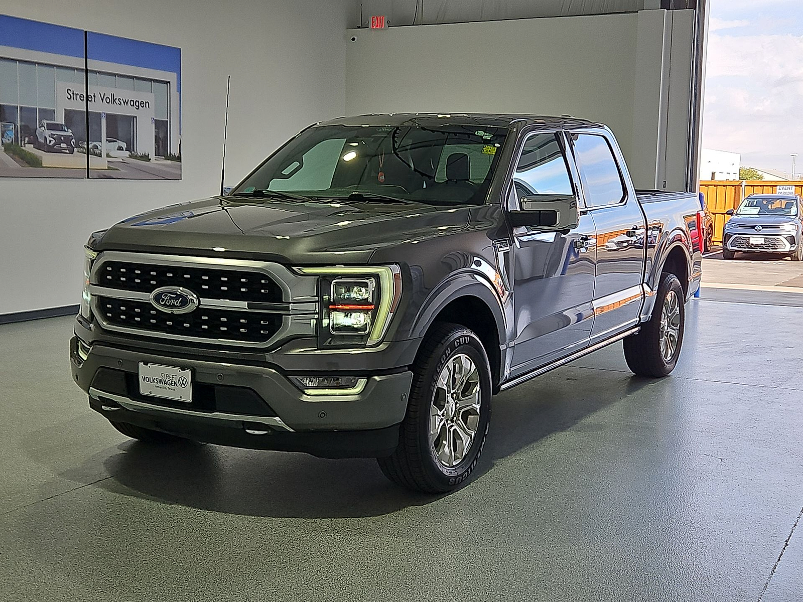 2022 Ford F-150 Platinum Gray Metallic at Street VW of Amarillo