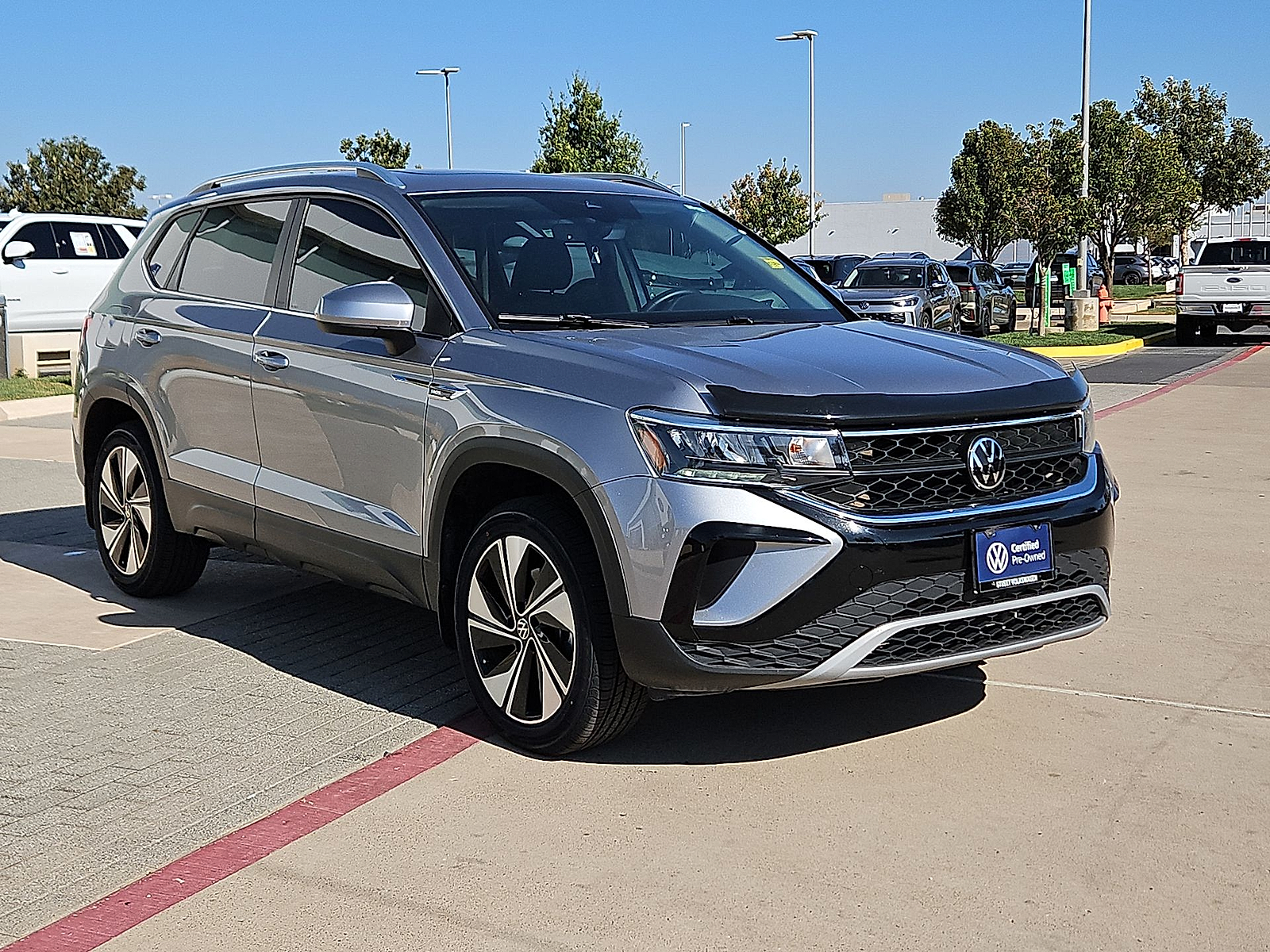 2024 Volkswagen Taos 1.5T SE Pyrite Silver Metallic at Street VW of Amarillo