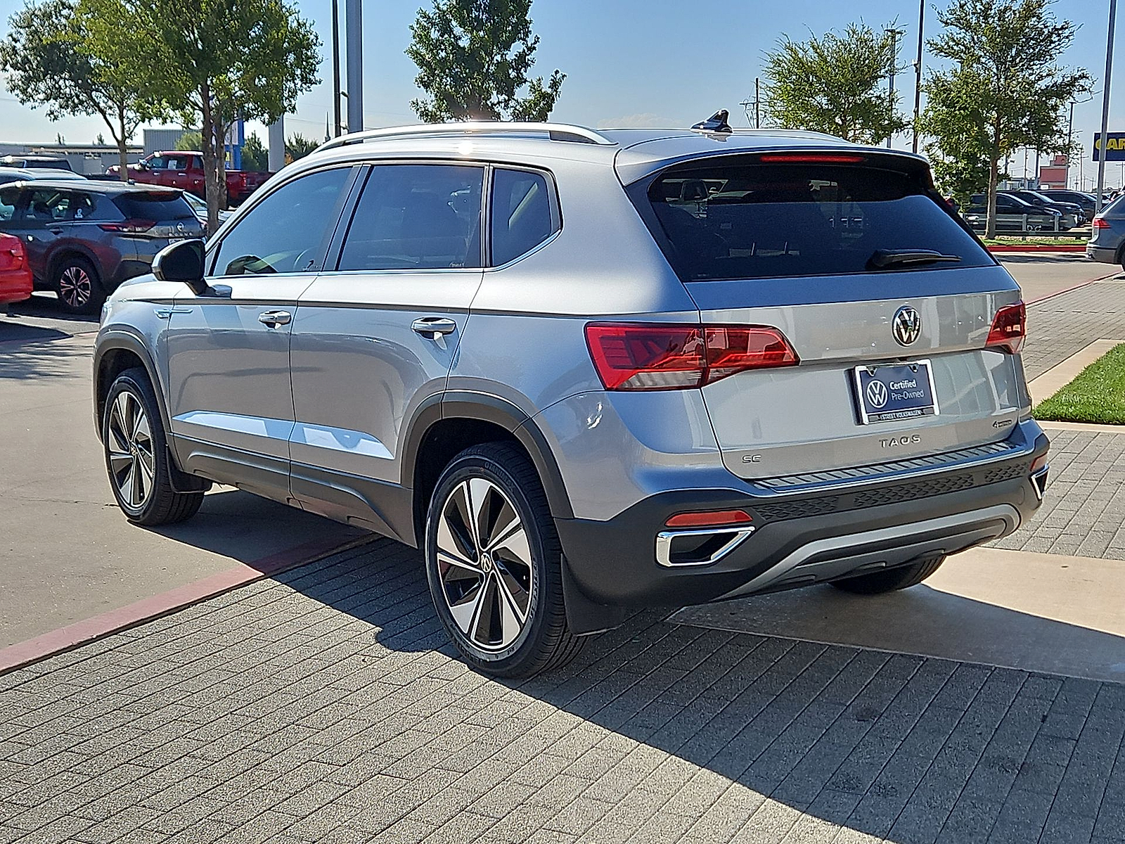 2024 Volkswagen Taos 1.5T SE Pyrite Silver Metallic at Street VW of Amarillo